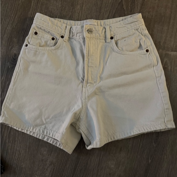 Zara Pants - Zara Beige Denim Shorts